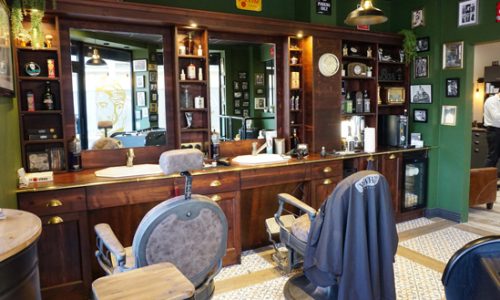 Agencement – salon de coiffure 1 Agencement - salon de coiffure 1